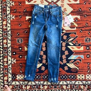 NWT - 7 for all mankind, girls size 8 denim jean